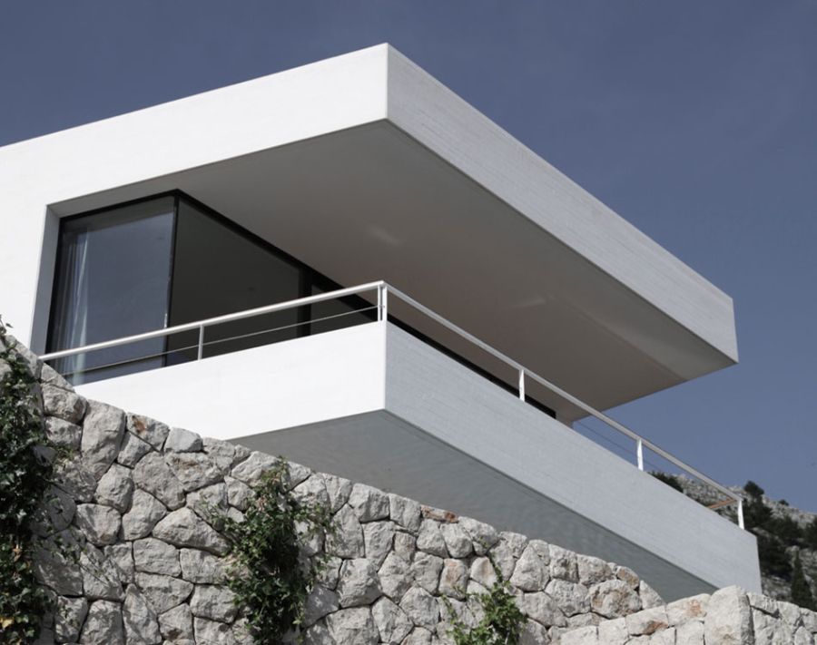 Concrete top levels of House U