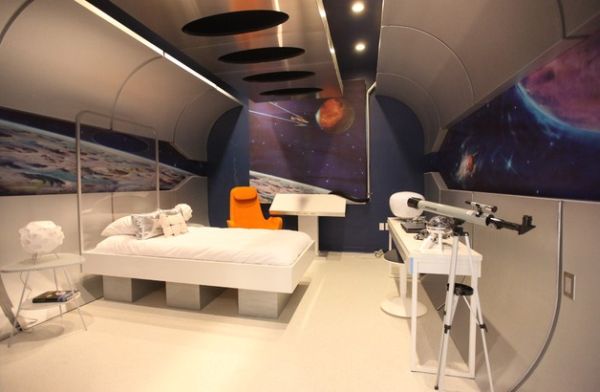 Contemporary bedroom that is all about journey into the unknown!