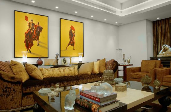 modern recessed lighting living room