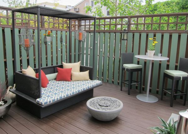 Daybeds seem to bring in a sense of sophistication to the patio