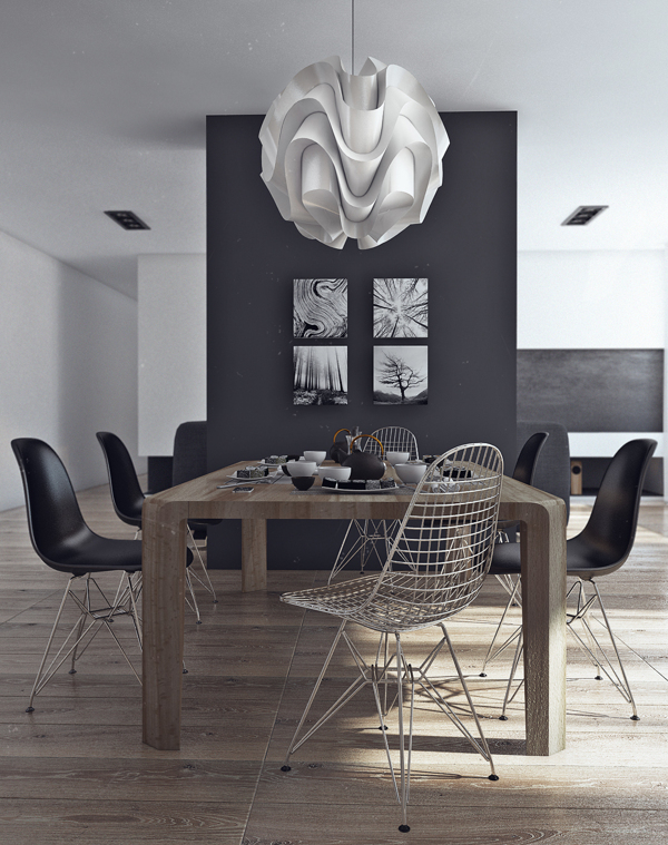 Dining room decor that is simple and elegant