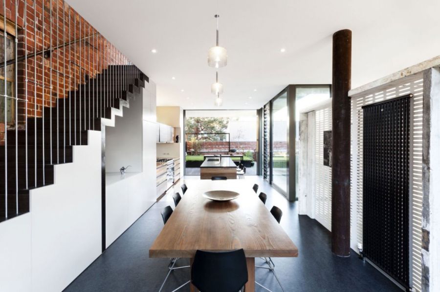 Dining space in the house