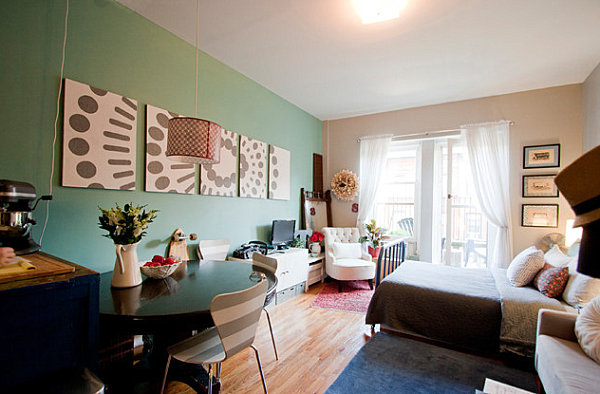 Eclectic studio apartment