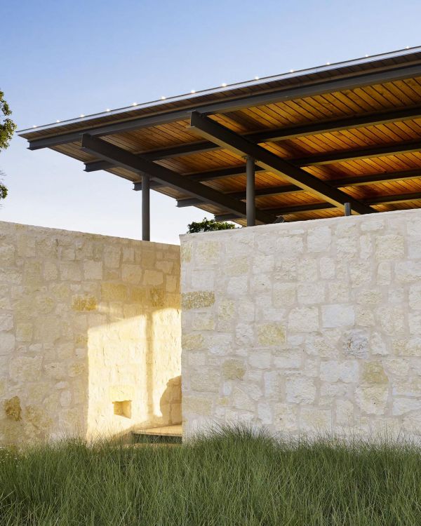 Ergonomic design of the house provides ample shade during daytime