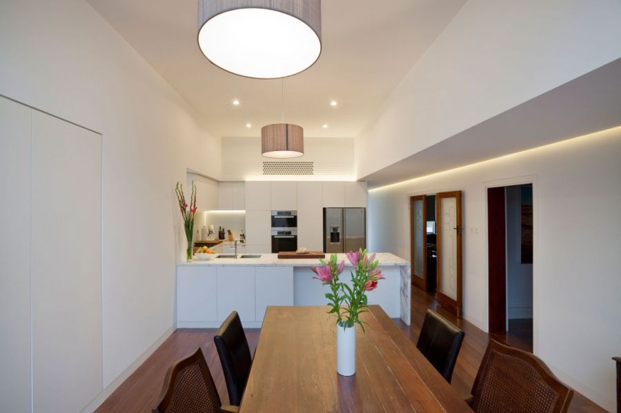 Ergonomic kitchen and dining space