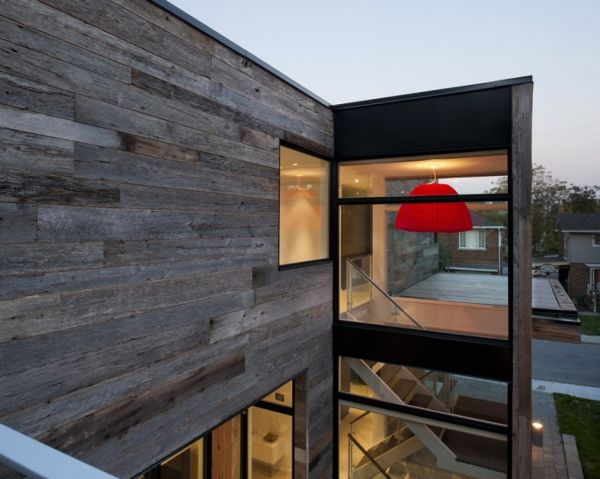 External wooden cladding of the Zen Barn