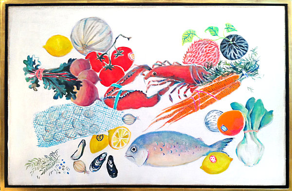 Food-themed artwork from Jonathan Adler