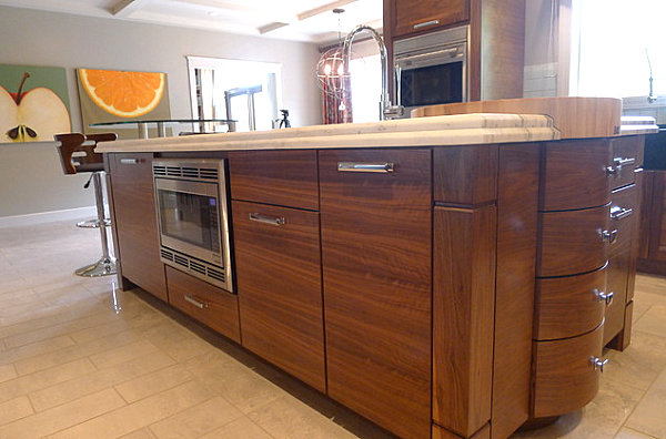 Fruit art in a contemporary kitchen