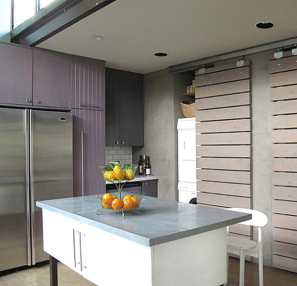 Fruit centerpiece in a modern kitchen