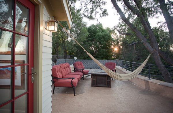 Get the support for the hammock just right