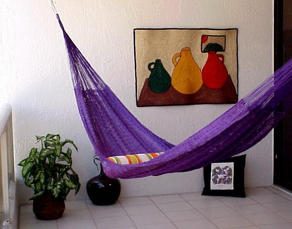 Hammock can bring in a bit of color