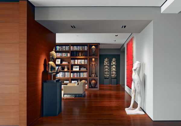 Highlight cherished possessions and prized art work with understated recessed lights