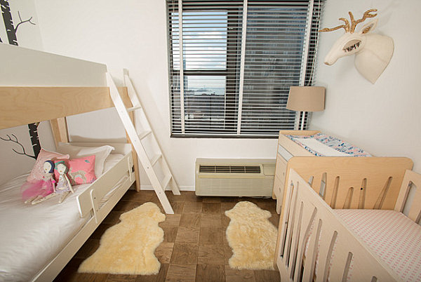 Kids' room with bunk beds