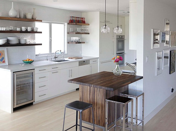 Kitchen island, table and bar