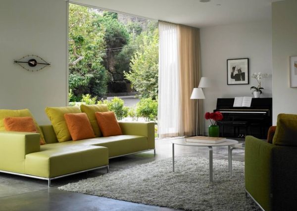 Make the piano a part of the living room setting