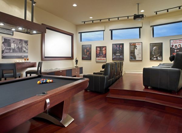 Modern home theater is never complete without a poster or two on the walls