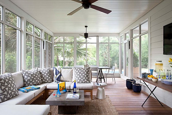 Modern sunroom style