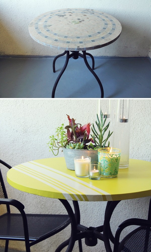 Patio table makeover