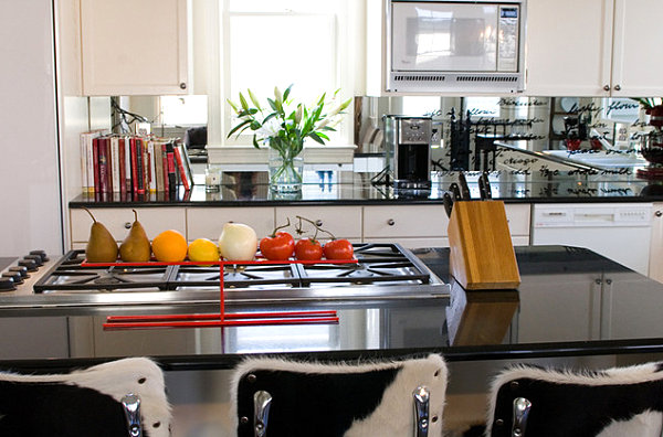 Produce in a contemporary kitchen