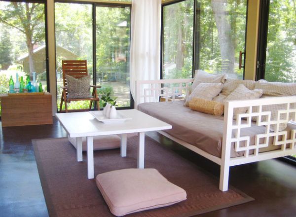 Sink into the daybed as you take in the sights and sounds outside