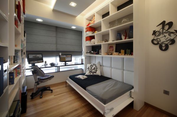 Small bedroom that also doubles up as home office!