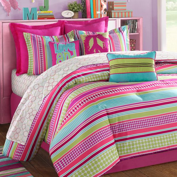 Lime Green Comforter Sets For Teen Girls