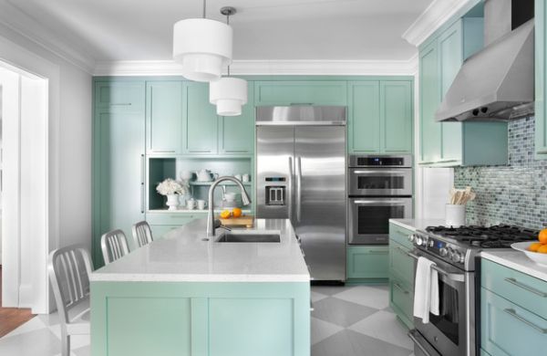 Stunning kitchen in cool neutral tones