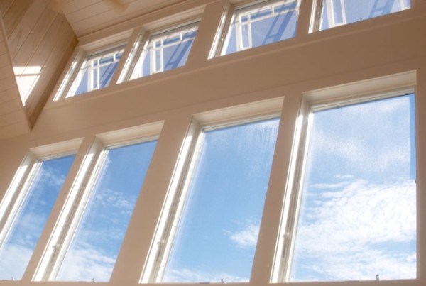 High tech nanoceramic film combined with upper ventilation windows