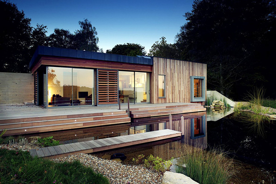 Tranquil Forest House With a Sustainable Modern Design in the UK