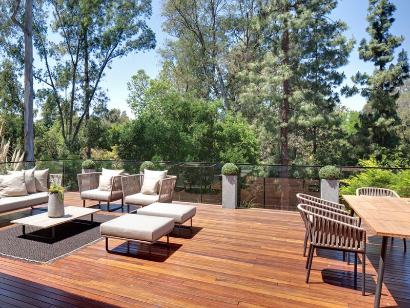 modern patio beverly hills