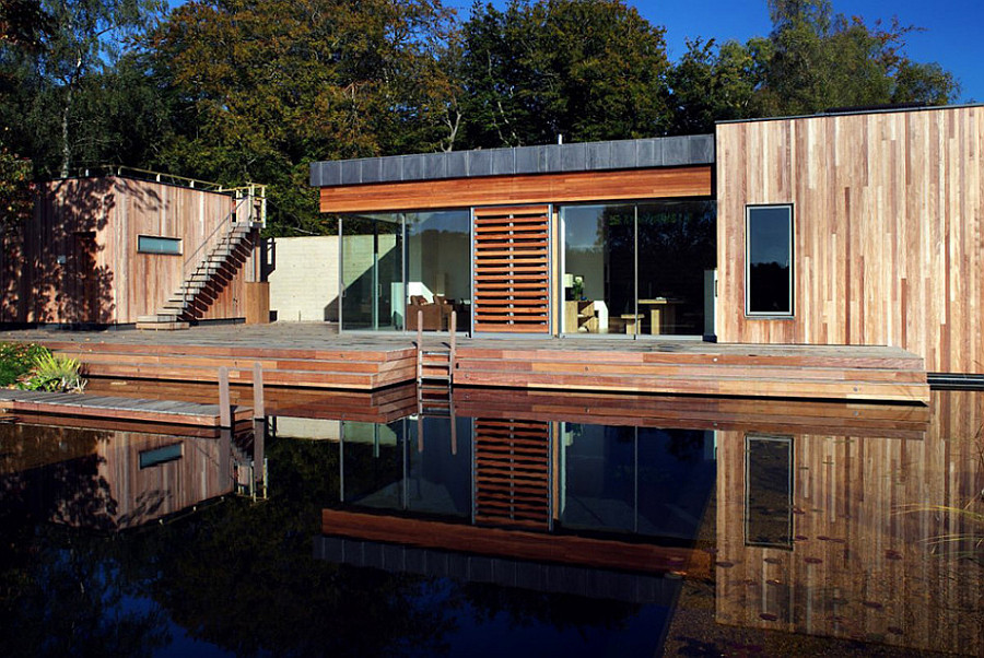 Tranquil Forest House With a Sustainable Modern Design in the UK
