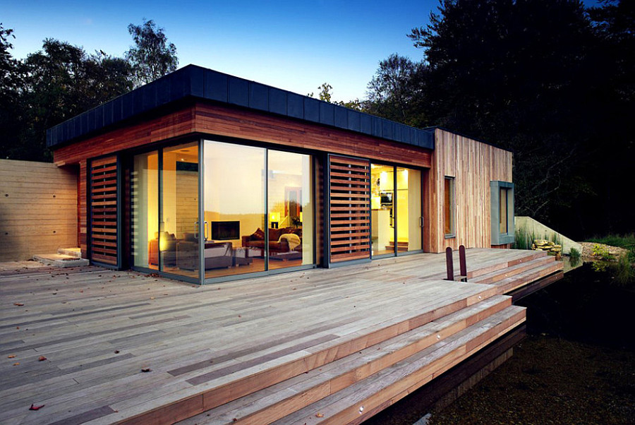 sustainable lake house