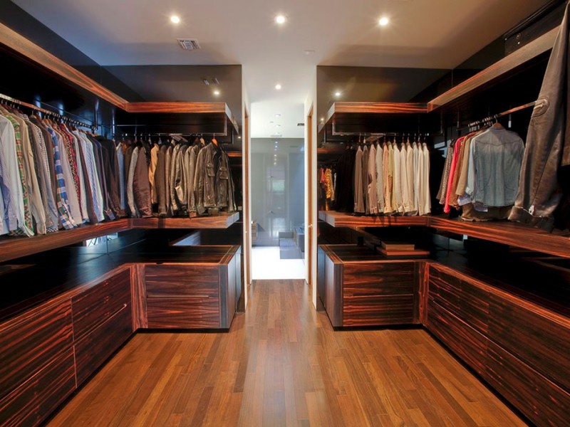 walk in male closet