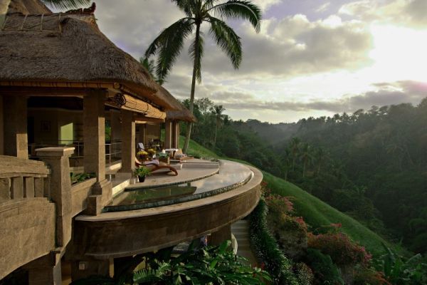 Amazing views from the Lembah Spa in Viceroy Bali