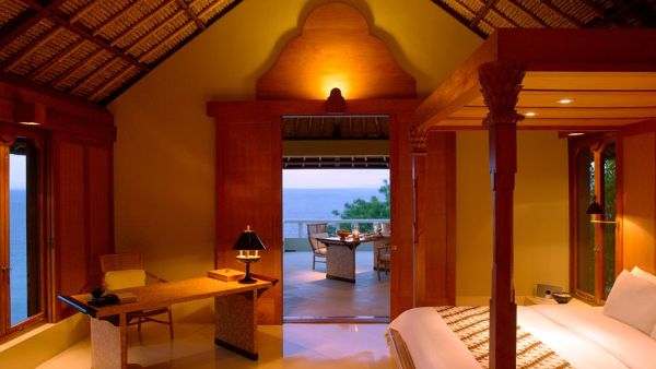 Beautifully lit villas and suite rooms