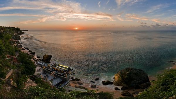 Birds eyeview of the AYANA Resort and Spa