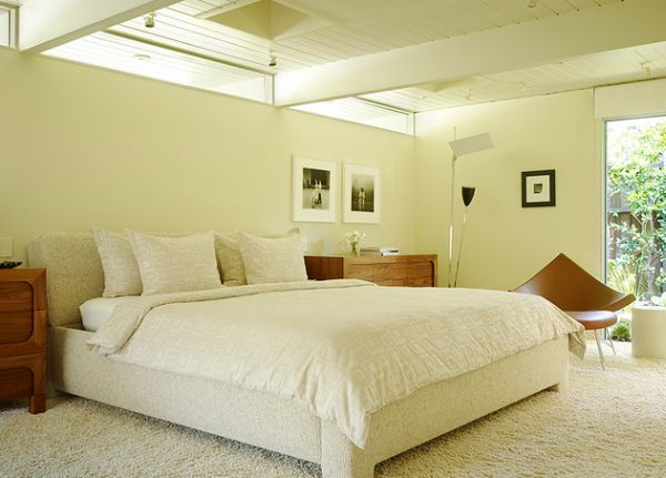 Coconut chair matches with the wooden accents in the room