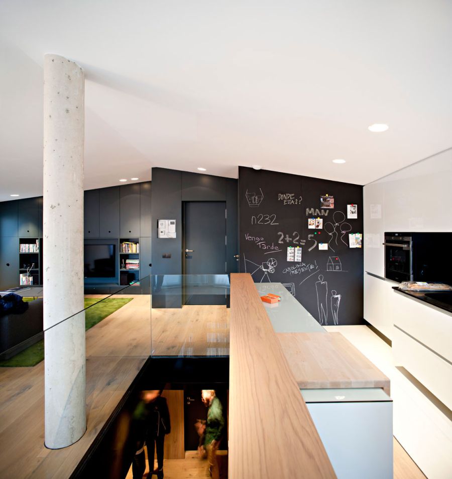 Creative walls of the kitchen