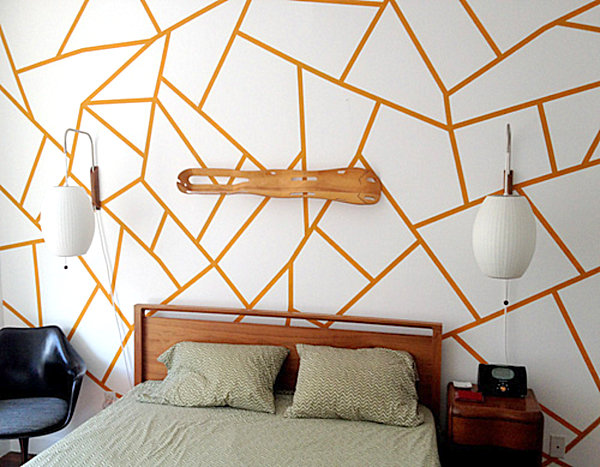 DIY geometric wall
