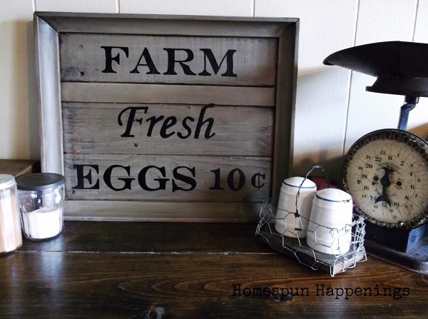 Farm kitchen sign