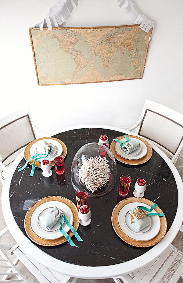 Festive summer party table