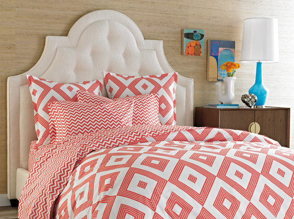 Geometric duvet cover