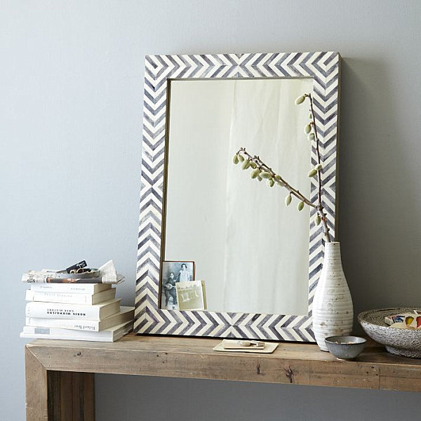 Herringbone mirror