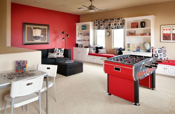 Incorporate some fun additions in the family room