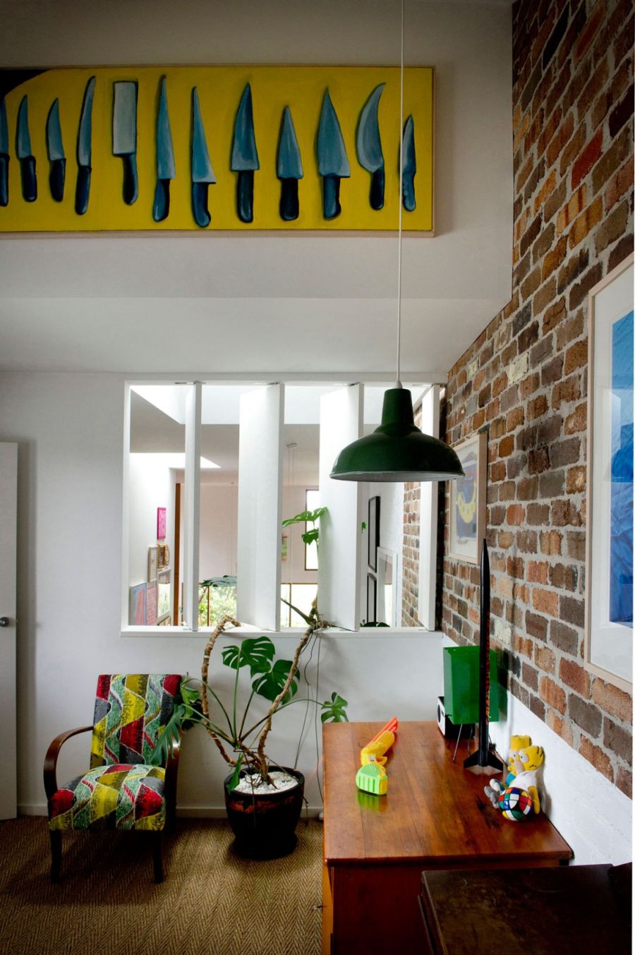 Interiors of the Marrickville House in Australia