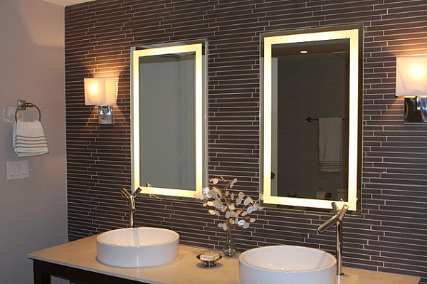 Lighted mirrors