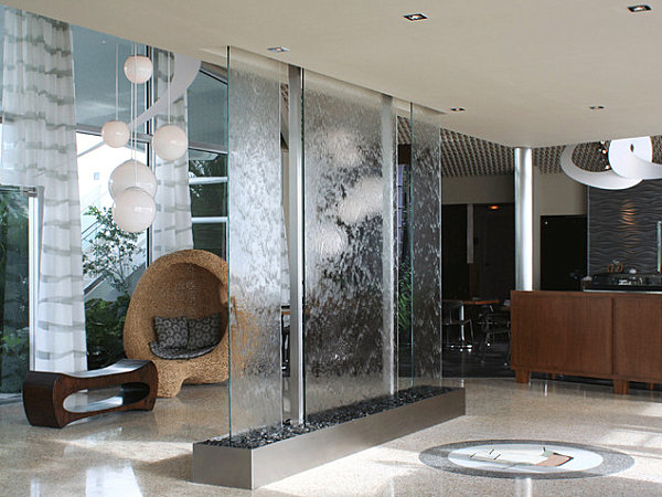 Modern Miami hotel lobby