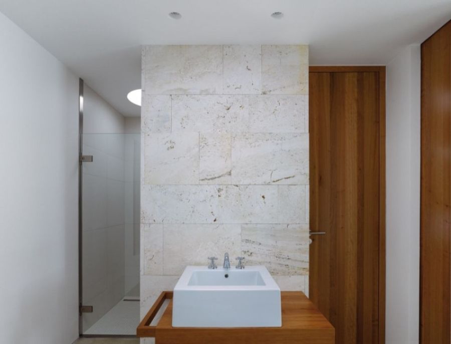 Modern bathroom inside Lake House