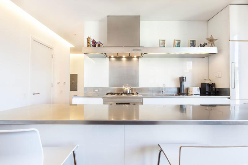 Modern kitchen in SoHo Apartment