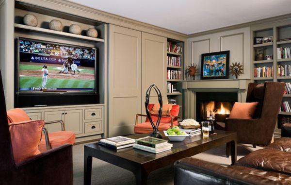 Murphy bed wall unit with an in-built TV